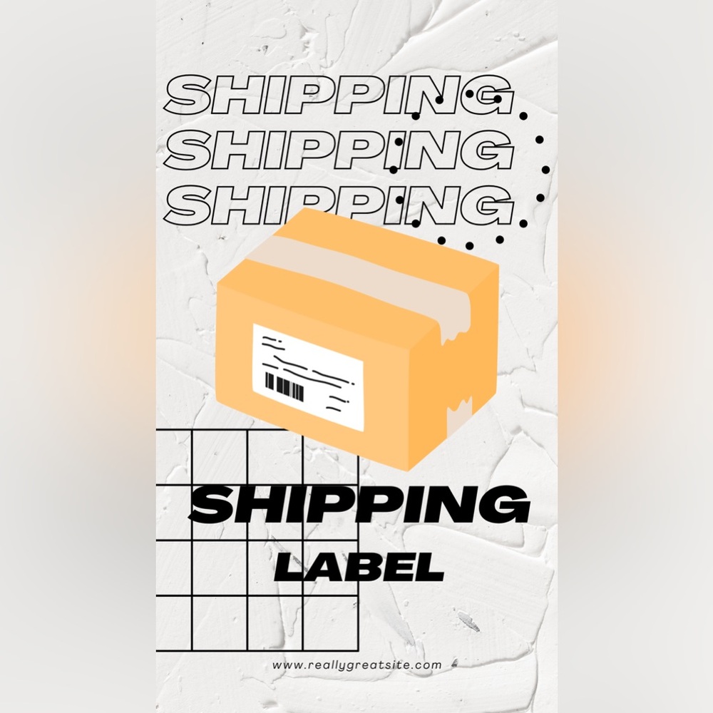 EXTRA SHIPPING LABEL!